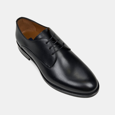 Erkek Siyah Bağcıklı Klasik Deri Ayakkabı
