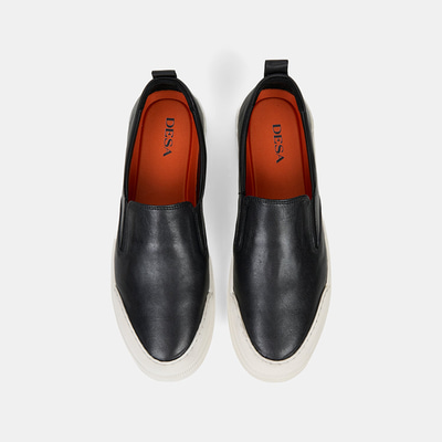 Erkek Siyah Deri Loafer