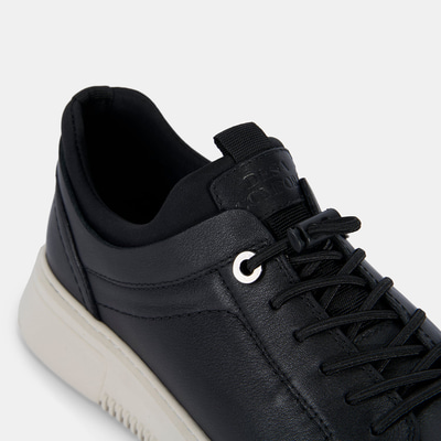 Erkek Siyah DesaComfort Deri Sneaker