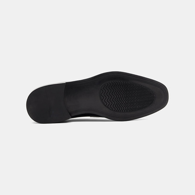 Erkek Siyah Klasik Rugan Deri Loafer