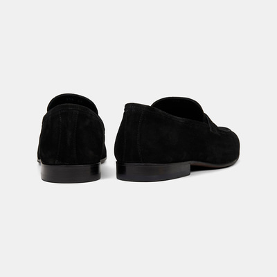 Erkek Siyah Klasik Süet Loafer