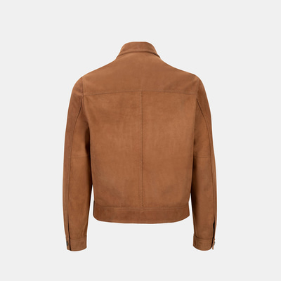 Erkek Taba Gömlek Yaka Süet Ceket