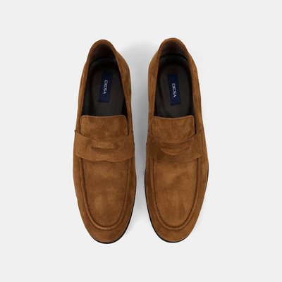 Erkek Taba Klasik Süet Loafer