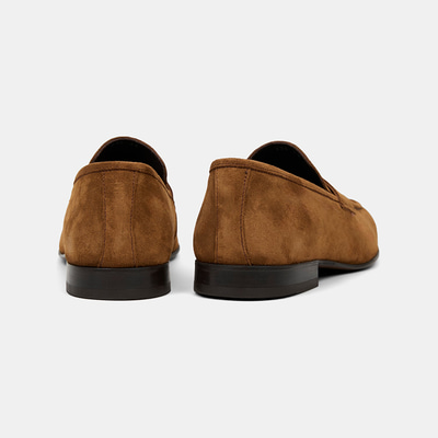 Erkek Taba Klasik Süet Loafer