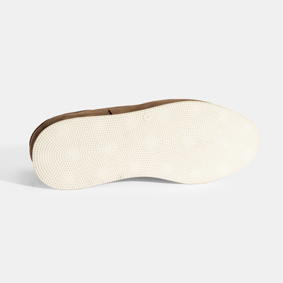 Erkek Vizon Nubuk Deri Bağcıklı Günlük Ayakkabı