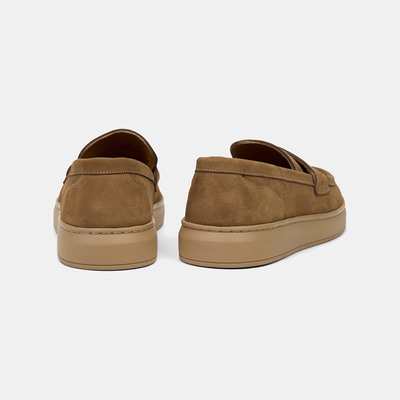 Erkek Vizon Nubuk Deri Loafer