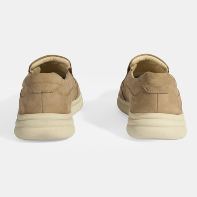 Erkek Vizon Slip-On Nubuk Deri DesaComfort Günlük Ayakkabı
