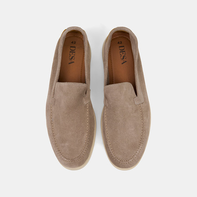 Erkek Vizon Süet Deri Loafer