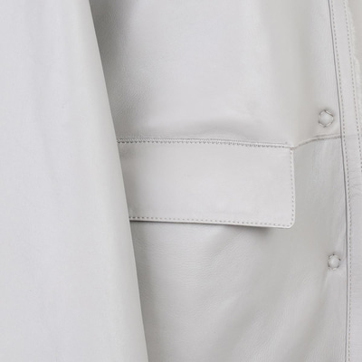 Eternity Gri Kadın Kısa Çift Taraflı Kürk Ceket