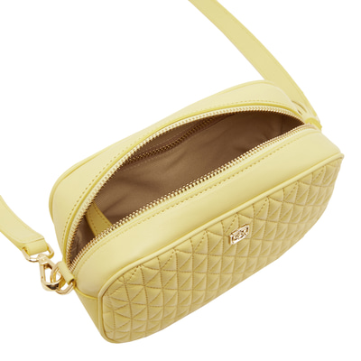 Ethan Sarı Kadın Deri Omuz Çantası