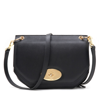Etta Siyah Kadın Deri Omuz Çantası