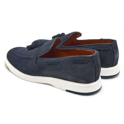 Eve Lacivert Erkek Süet Deri Günlük Ayakkabı