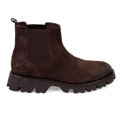 Everet Kahve Erkek Lastikli Deri Chelsea Bot