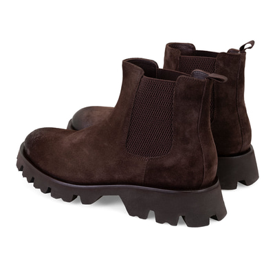 Everet Kahve Erkek Lastikli Deri Chelsea Bot