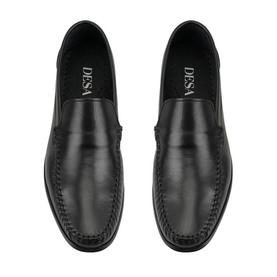 Femand Siyah Erkek Deri Loafer