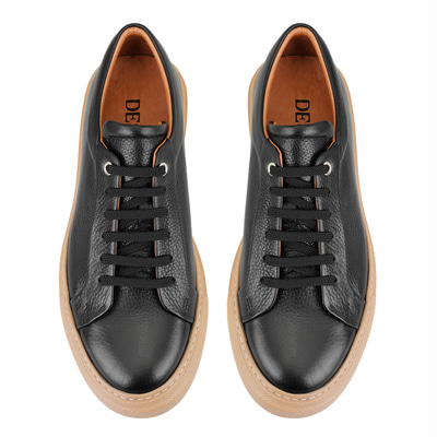 Francis Siyah Erkek Deri Günlük Ayakkabı