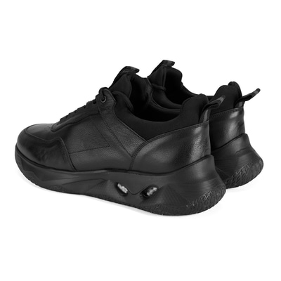 Franny Siyah Erkek Deri Spor Ayakkabı