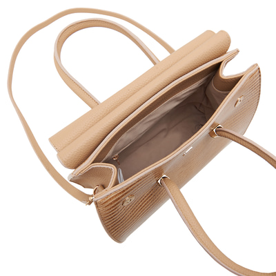 Fund Kadın Kroko Baskılı El Çantası