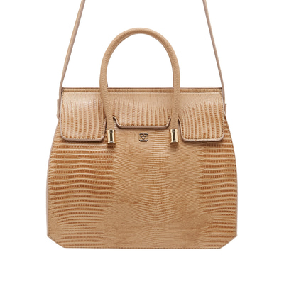 Fund Kadın Kroko Baskılı El Çantası