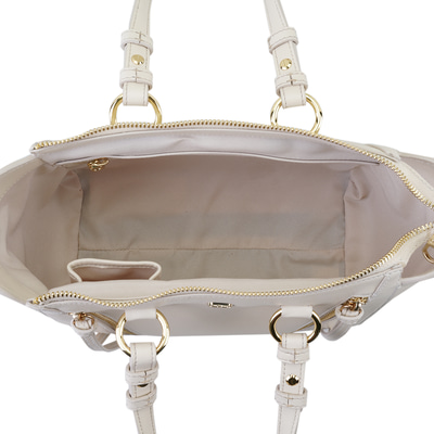 Garten Bej Kadın Deri El Çantası