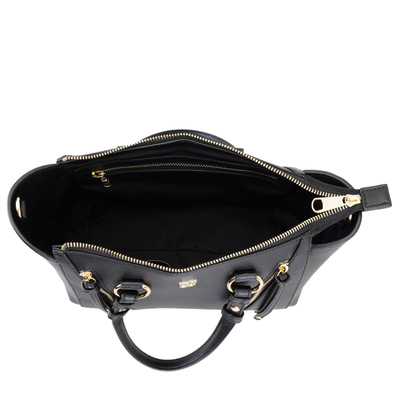 Garten Siyah Kadın Deri El Çantası