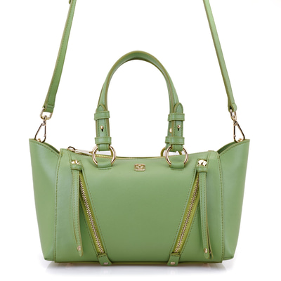 Garten Yeşil Kadın Deri El Çantası
