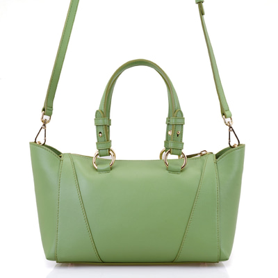 Garten Yeşil Kadın Deri El Çantası
