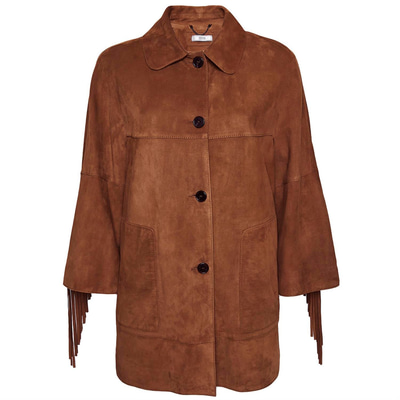 Giona Kadın Süet Püsküllü Ceket