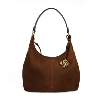 Gisellia Taba Kadın Süet Omuz Çantası