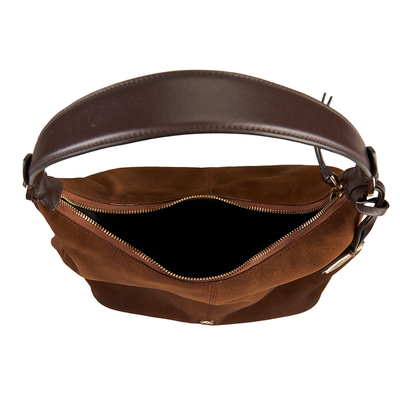 Gisellia Taba Kadın Süet Omuz Çantası