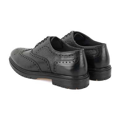 Gixos Siyah Erkek Deri Klasik Ayakkabı