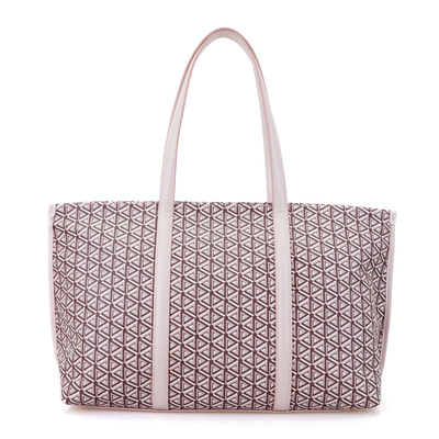 Grano Bej Kadın Monogram Deri Alışveriş Çantası