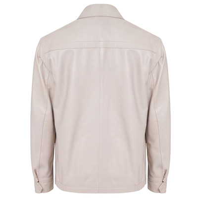 Gri Bell Erkek Deri Gömlek