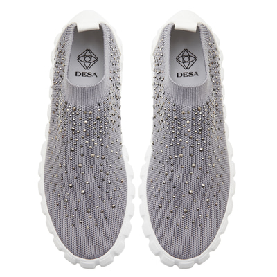 Gri Elena Kadın Triko Spor Ayakkabı