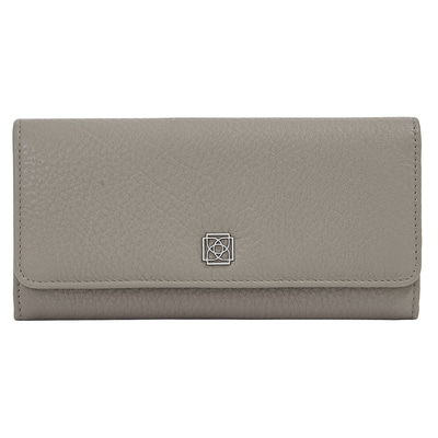 Gri Katia Kadın Kapaklı Deri Cüzdan