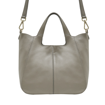 Gri Lauren Kadın Deri Omuz Askılı Çanta