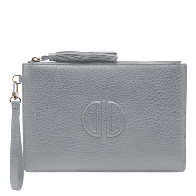 Gri Lia Kadın Deri Portföy Çanta