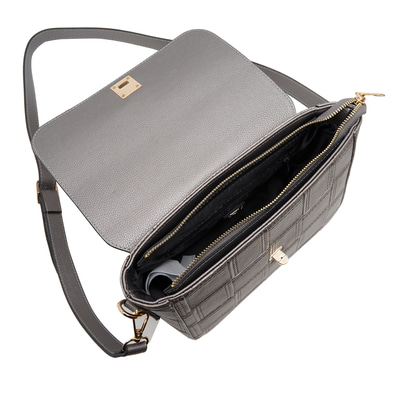 Gri Vallmo Kadın Omuz Askılı Çanta