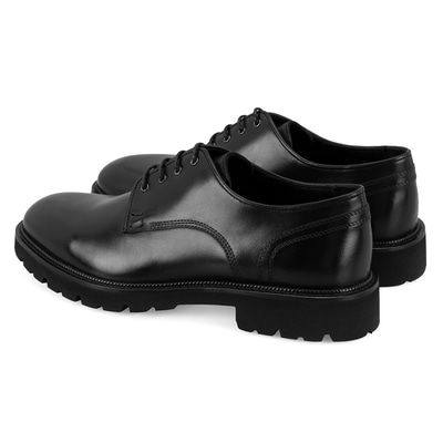 Griffin Siyah Erkek Deri Klasik Ayakkabı