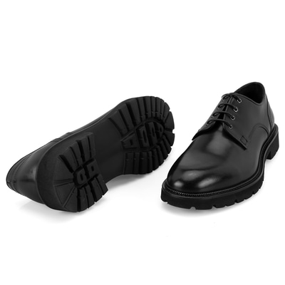 Griffin Siyah Erkek Deri Klasik Ayakkabı