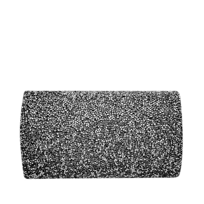 Gümüş Plant Zincir Detaylı Kadın Gece Çantası