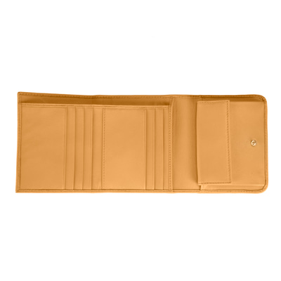 Hadlen Turuncu Kadın Deri Cüzdan