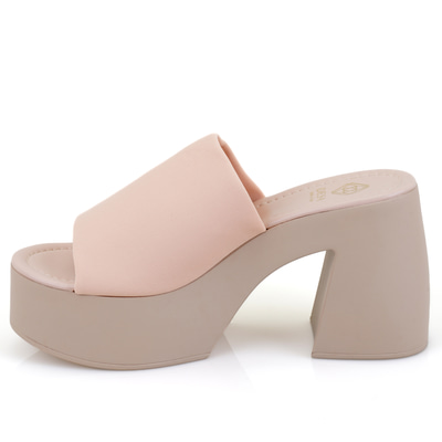 Haley Bej Kadın Platform Topuklu Terlik