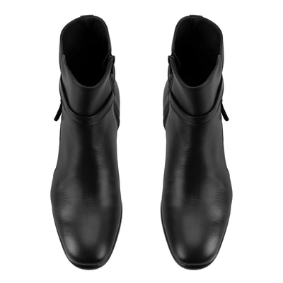 Hallie Siyah Kadın DesaComfort Topuklu Deri Bot