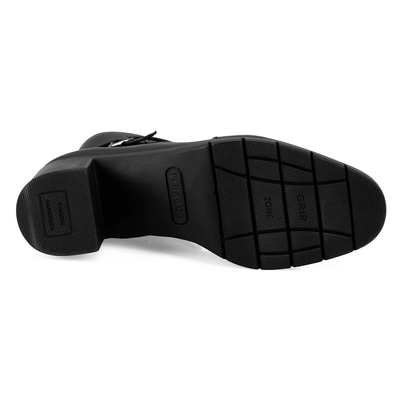 Hallie Siyah Kadın DesaComfort Topuklu Deri Bot