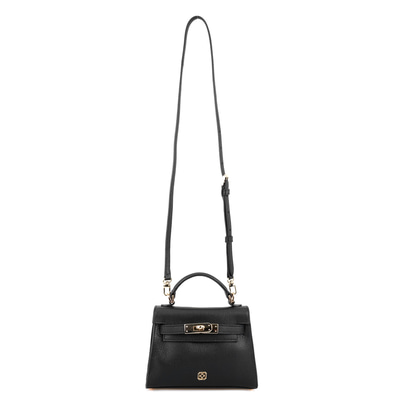 Hannah Siyah Kadın Deri El Çantası