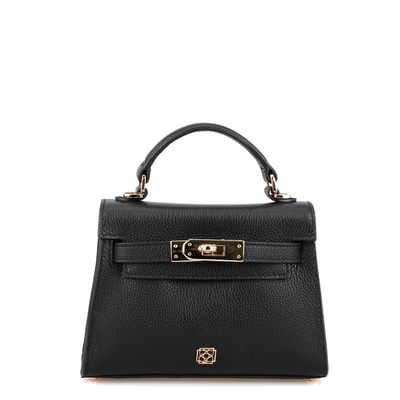 Hannah Siyah Kadın Deri El Çantası