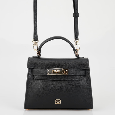 Hannah Siyah Kadın Deri El Çantası