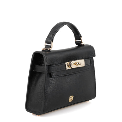 Hannah Siyah Kadın Deri El Çantası