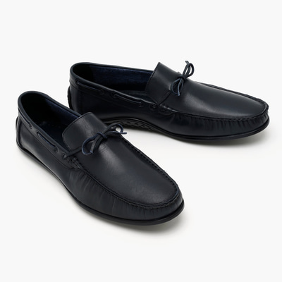 Hansel Lacivert Erkek Deri Loafer